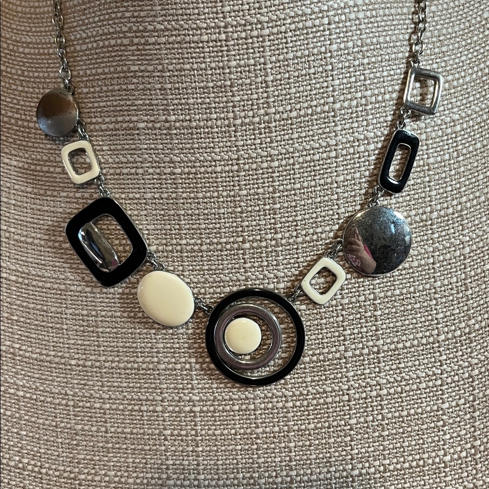 Lia Sophia Silver-Tone Tag Pendant